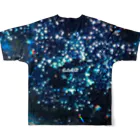 【ホラー専門店】ジルショップの星空スパンコール フルグラフィックTシャツの背面