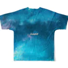 【ホラー専門店】ジルショップの宇宙空 フルグラフィックTシャツの背面