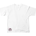 日本画家 加藤 由利子の南天燭 All-Over Print T-Shirt :back