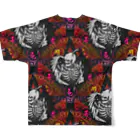 Ａ’ｚｗｏｒｋＳのFallen Angel of SKULL SEAMLESS PATTERN All-Over Print T-Shirt :back