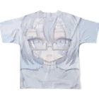 あくむ病院の眼鏡 フルグラフィックTシャツの背面