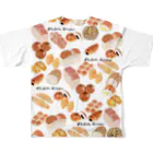 Michiru Kitchenのパン All-Over Print T-Shirt :back