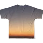 ArtWillの瀬戸内マジックアワー(夕明り) フルグラフィックTシャツの背面