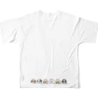 GRAND MOU《ぐらんむー》の ラルム オールドイングリッシュシープドッグ All-Over Print T-Shirt :back