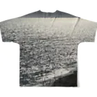 空屋　sorayakusakaの202004241513000　銀の海岸線 フルグラフィックTシャツの背面