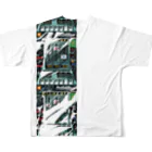 DOTEC-AUDIO（ドーテック・オーディオ）のDeeSubBass フルグラフィックT All-Over Print T-Shirt :back