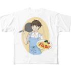 ナマケロのあとりえ🦥🐸のクックくん All-Over Print T-Shirt