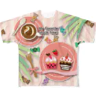 pecochinの大好きなオヤツの時間！ All-Over Print T-Shirt