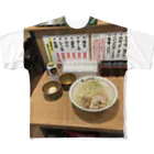 実食ラーメンのTシャツ屋さんの大田区蒲田にあるラーメン屋さんのTシャツ All-Over Print T-Shirt