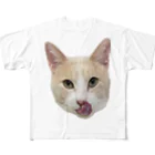 うちの猫のいもちゃん（ベロ） フルグラフィックTシャツ