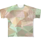 pecochinの自然のポリゴン All-Over Print T-Shirt