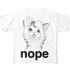 nya-mew（ニャーミュー）のいやーん無理ニャー All-Over Print T-Shirt