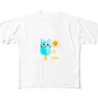 たまねこのアイスを愛する猫 All-Over Print T-Shirt