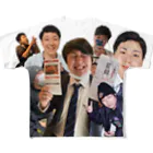 !? a.k.a. DJ 撒菱の親方生誕2022 All-Over Print T-Shirt