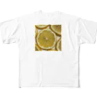あゆのしおやきのレモンスライス フルグラフィックTシャツ