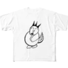 junsen　純仙　じゅんせんのJUNSEN（純仙）鳥のGOOD フルグラフィックTシャツ