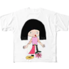 金子ズの花さかす闇ガールの好きな色 All-Over Print T-Shirt