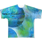 Aimurist のTRINITY REVOLUTION  フルグラフィックTシャツ