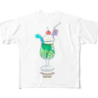 new syrupのOWARANAI NATSU for summer フルグラフィックTシャツ