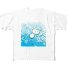 漫画工房クロノスの水風呂ラブ All-Over Print T-Shirt