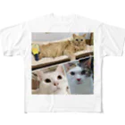 9catsのTeam和室♡ All-Over Print T-Shirt