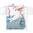 ink,sのR-hair-scratch All-Over Print T-Shirt
