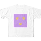 真珠ちゃんの三角形を作るぱくぱくさん All-Over Print T-Shirt