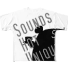 BabyShu shopのSoundsHotUnique フルグラフィックTシャツ