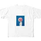 trickNFTartの芍薬 フルグラフィックTシャツ