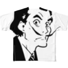 山形屋米店のサルバドール・ダリ(Salvador Dalí) フルグラフィックTシャツ