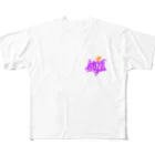 FS108(ファンタジスタ入れ歯)イラスト　絵描きのFS108 闇落ち黒ギャル All-Over Print T-Shirt