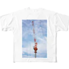 天乃鯱の天空のクレーン All-Over Print T-Shirt