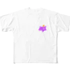 FS108(ファンタジスタ入れ歯)イラスト　絵描きのFS108 マカロン女子 フルグラフィックTシャツ