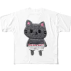 イマダのもふもふのかぼちゃパンツのにゃんこちゃん フルグラフィックTシャツ