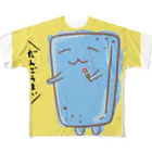 スライムバケツ店のぬりかべスライムー名過家 All-Over Print T-Shirt