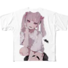 HAMU 'shopのダメ人間ちゃん フルグラフィックTシャツ