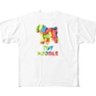 onehappinessのトイプードル　骨ガム All-Over Print T-Shirt