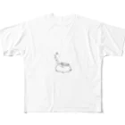 TEHUMARUの乾いちゃったかっぱシリーズ フルグラフィックTシャツ