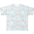 カケスタのばぶあちゃんとお友達 All-Over Print T-Shirt