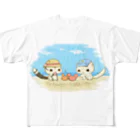 puQmalsのpuQmals フクモモsummer All-Over Print T-Shirt