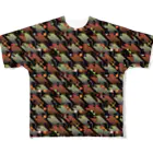 m7kenjiのpixelTextilePattern_02 フルグラフィックTシャツ