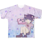 ナマモノ屋さんのふぁんしーガール All-Over Print T-Shirt