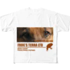 FROG'S TERRA LTDのヘッジス　テラコッタ フルグラフィックTシャツ
