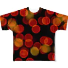 一瞬の花火のレッドボール All-Over Print T-Shirt