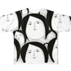 まるまるショップのわたしのかお All-Over Print T-Shirt