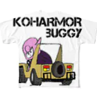 PEDALNIAのKOHARMOR BUGGY フルグラフィックTシャツ