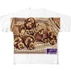 ドッグハウスベティのベビーダックスフンド All-Over Print T-Shirt