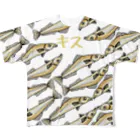 OTONOSAMAの総柄キスちゃん All-Over Print T-Shirt