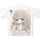 りりしいりりいのふわふわがーる フルグラフィックTシャツ