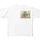 伊波の気まぐれ( ˙꒳​˙  )の死神の猫 All-Over Print T-Shirt